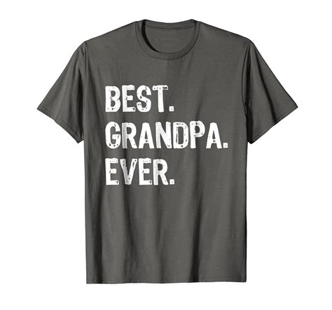 grandfather tee|best grandpa ever t shirt.